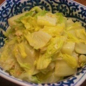 めんつゆで白菜の和え物